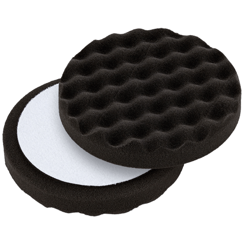 Waffle pad black soft 150 mm