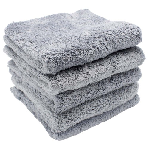 Chiffon en microfibre gris Ultimate Shine (5 pièces)