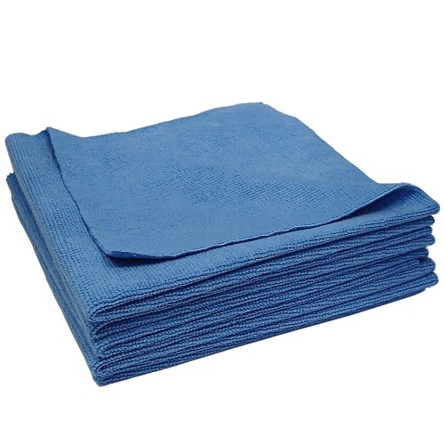 Mikrofasertuch Laser 40 x 40 cm blau (5 Stück)