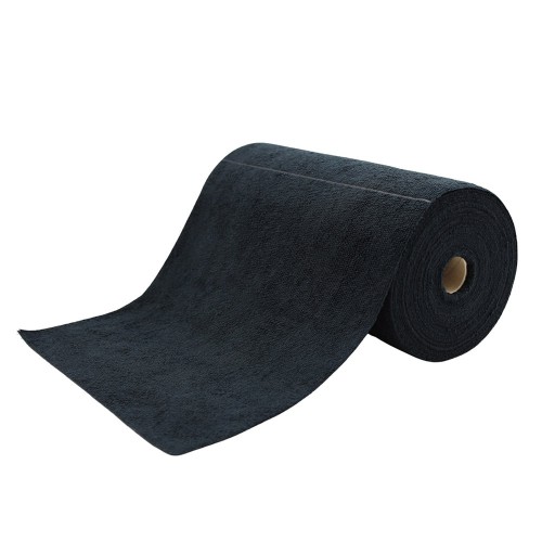 Mikrofasertuch auf Rolle - Schwarz 30 x 30 cm - 75 Stück
