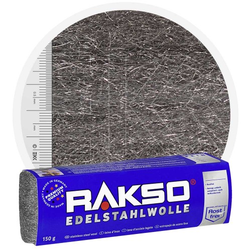 Rakso lana de acero inoxidable FINE 150 g