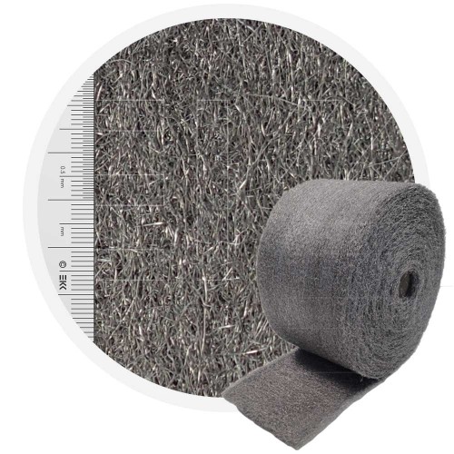 Stainless Steel Wool 434 crossed 200 mm - 70 μm, ± 1000 gr/m2