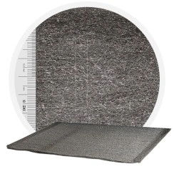 Edelstahlwolle 1.4113 kreuzvernadelt - 1000 mm, 30 μm, ± 1200 gr/m2 (pro Meter)