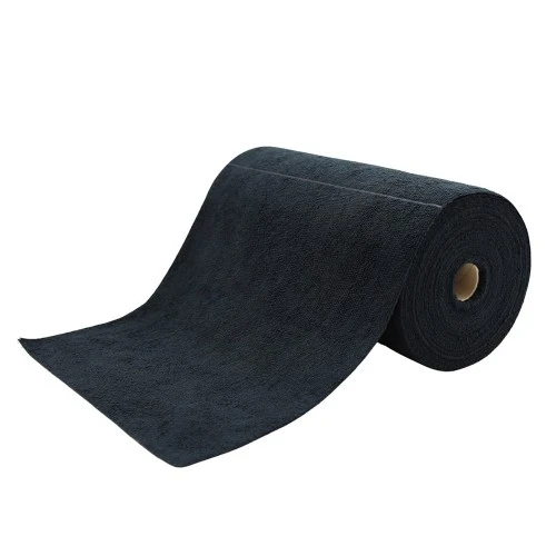 Mikrofasertuch auf Rolle - Schwarz 30 x 30 cm - 75 Stück