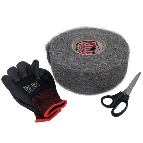 Maus & Ratte STOP Stahlwolle - SET 1kg