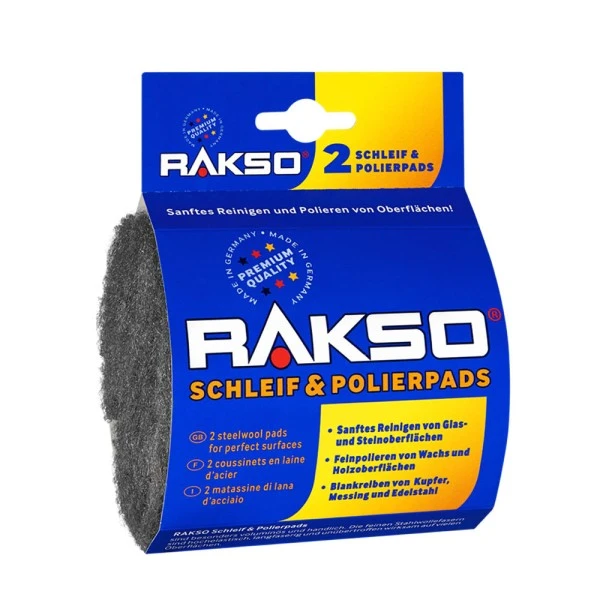 RAKSO Schleif & Polierpads – 2 Pads