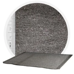 Edelstahlwolle 1.4113 kreuzvernadelt - 1000 mm, 30 μm, ± 1200 gr/m2 (pro Meter)