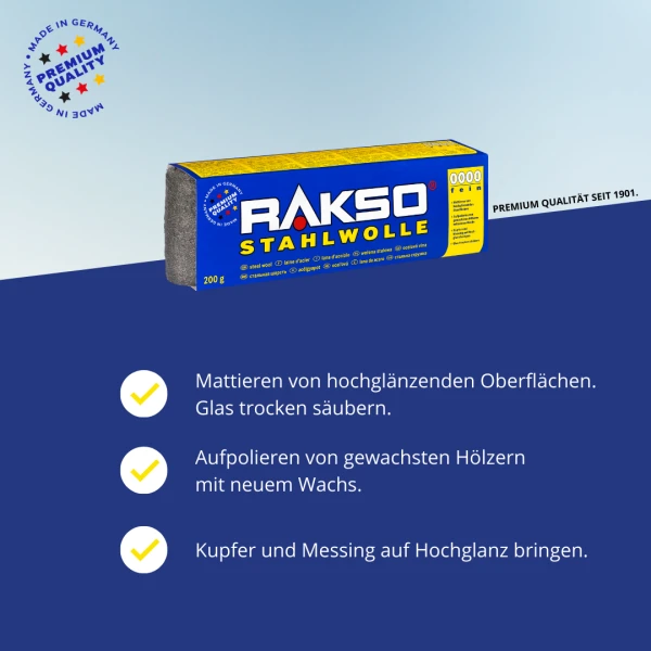 Rakso Stahlwolle 0000 EXTRA FEIN